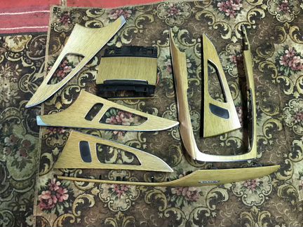 Декор салона корень пробкового дерева Ауди А6 С7