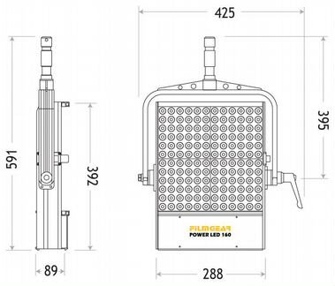 Светильник filmgear power LED 160