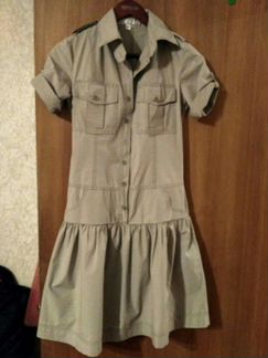 Платье в стиле милитари