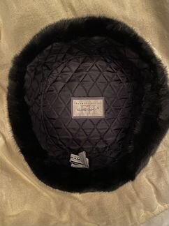 Шапка-ушанка из меха норки