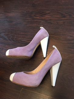 Туфли замшевые Vero Cuoio Италия