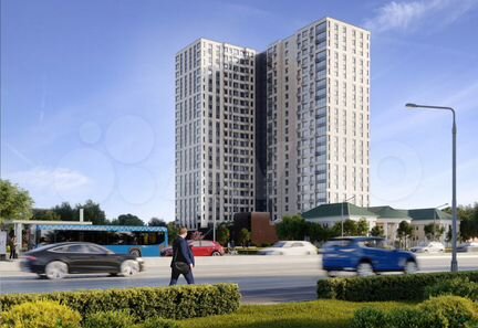 2-к квартира, 46.2 м², 19/24 эт.