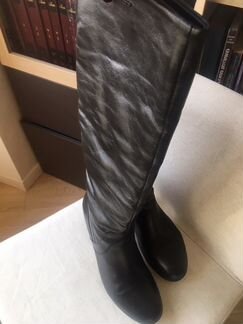 Сапоги кожаные еврозима 39 р-р