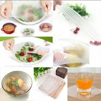 Силиконовые пленки-крышки Stretch and Fresh