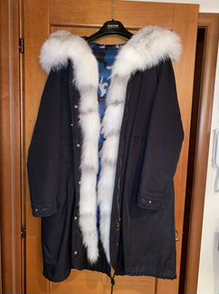 Парка с натуральным мехом