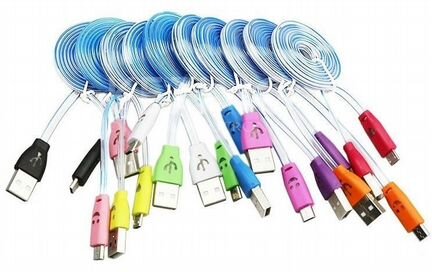 USB to микро USB светодиодный кабель
