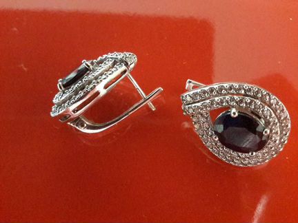 Серебро серьги