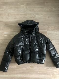 Куртка женская зимняя экокожа