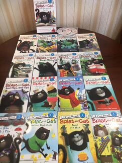 Набор из 16 книг +2CD Splat the Cat Новый