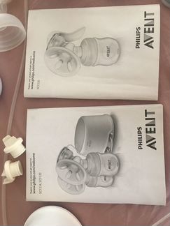 Ручной и электрические молокоотсос avent