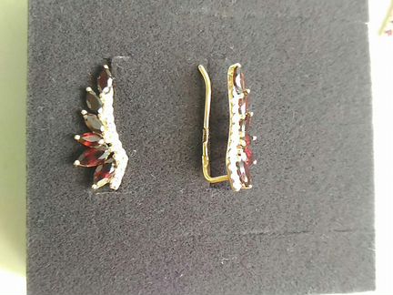 Каффы и крестик с гранатом 585