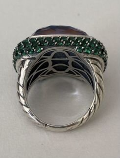 Серебряное кольцо David Yurman Amethyst