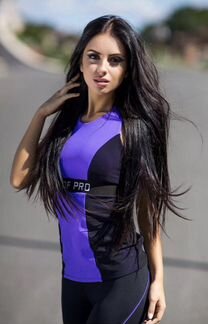 Майка push-up Designed for fitness Pro Violet