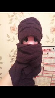 Шапка плюс шарф, комплект