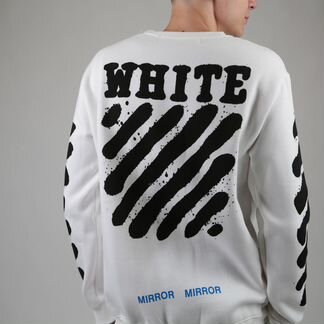 Свитшот Off-White mirror белый