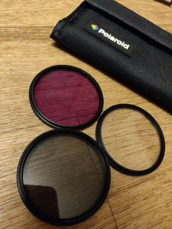 Набор фильтров для объектива 58мм Polaroid 3-piece