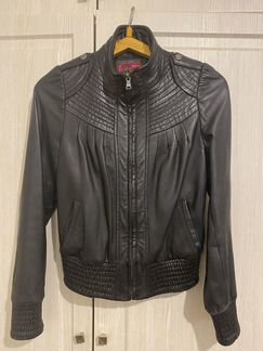 Натуральная кожаная куртка. Размер 42