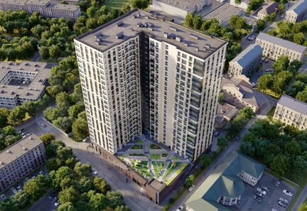 1-к квартира, 41.6 м², 6/24 эт.