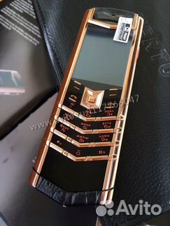 Vertu Signature S Design Red Black Alligator Верту