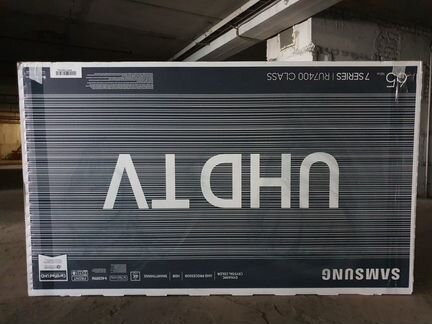 Коробка от телевизора Samsung RU7400, 65 дюймов