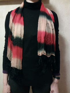 Шарф/ Платки/ Кашне(Шёлк) 2 штуки