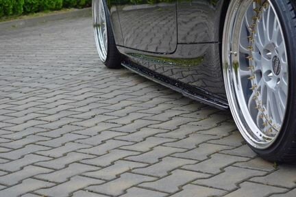 Накладки на пороги на BMW 3 E92 M-Pack