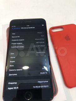 iPhone 8 plus Red 64 Рст Гарантия