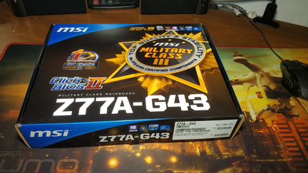 Материнская плата MSI z77a g43