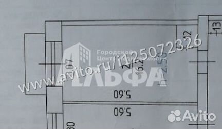 Комната 16 м² в 1-к, 5/5 эт.