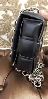 Сумка Bottega Veneta Padded Cassette черный