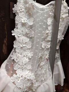 Белое секси боди 42-46 новое