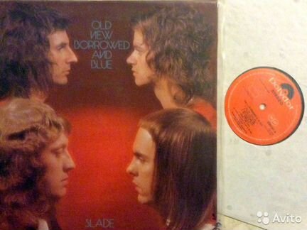 Slade OLD NEW borrowed AND blue 1974 polydor
