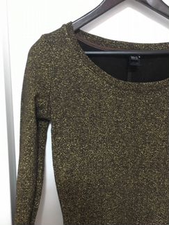 Золотое платье mango