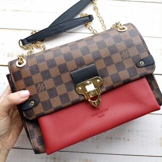 Сумка Louis vuitton Vavin PM коричневая шашка лв