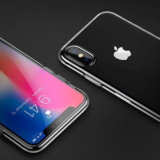 Чехол-накладка для iPhone XS hoco light TPU черная