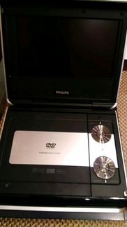 Портативный dvd philips PET725