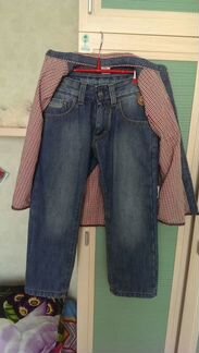 Рубашка S. Oliver и джинсы Stig 110-116см