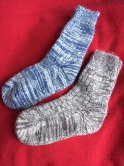 Шерстяные носки из овечьей шерсти и пуха