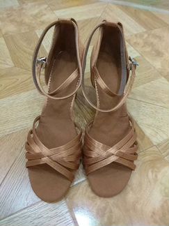 Туфли латина новые 37р 7см каблук