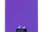 Новые Кухонные весы Kitfort до 5 кг. фиолет