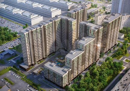 1-к квартира, 41.3 м², 2/17 эт.