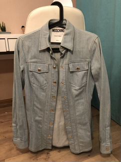 Джинсовая рубашка Moschino couture оригинал
