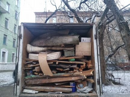 Вывоз мусор Москва, под Москва газель контейнер от