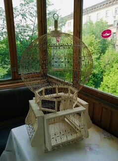 Клетка Птиц Большая Оливковое дерево тунис 85х40