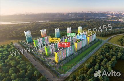 1-к квартира, 33.6 м², 12/17 эт.