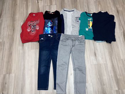 Вещи пакетом на мальчика 116-128