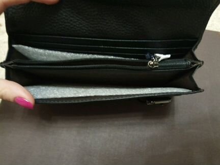 Кожаный кошелек tommy hilfiger унисекс