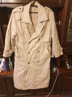 Плащ утепленный мужской