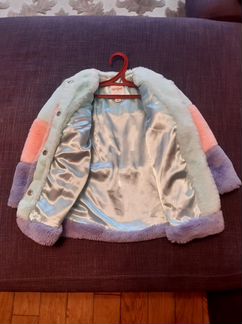 Шуба для девочки 4-5 лет (осень, весна)