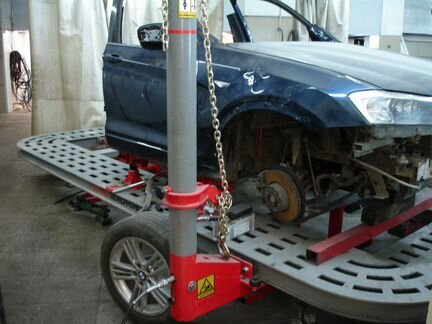 Кузовной ремонт бмв BMW, стапель, жестянка